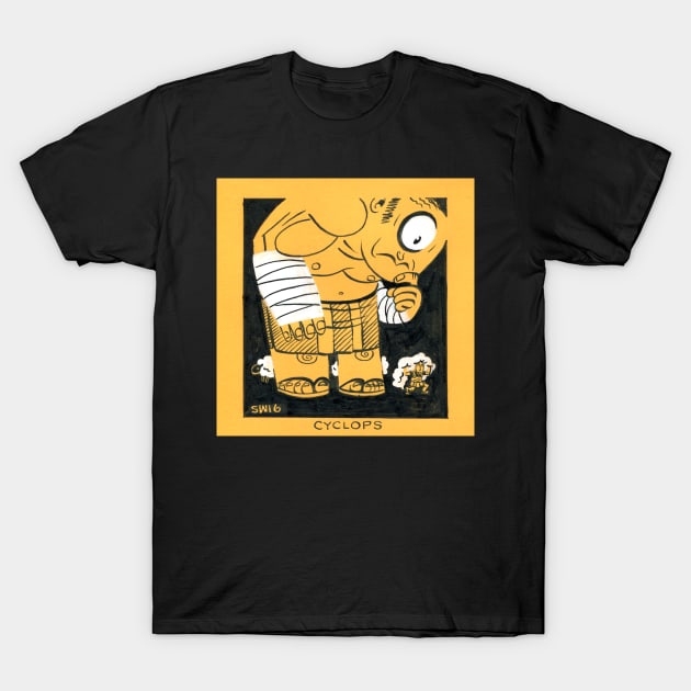 Retro Cyclops T-Shirt by washburnillustration